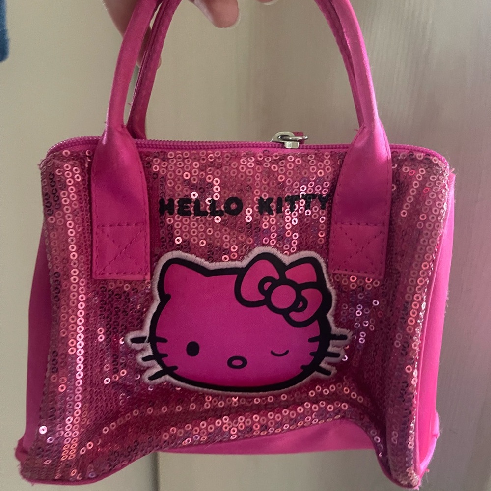 Hello kitty sequin mini purse